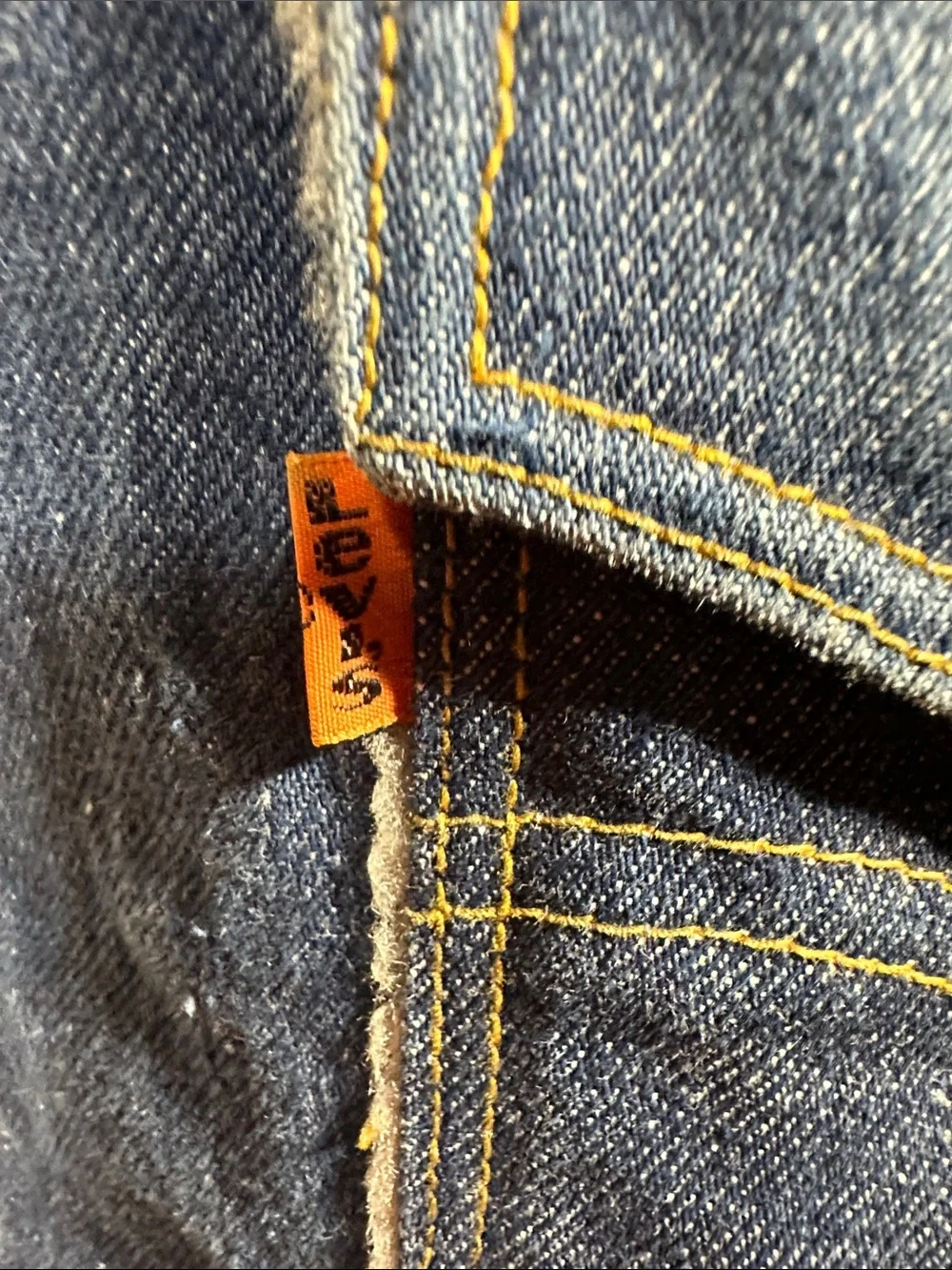 Vintage Levi’s Orange Tab Sherpa Denim Vest Youth Adult Western Workwear